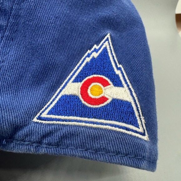 Colorado Rockies NHL Mens Baseball Hat - Velcro Back - Picture 3 of 9